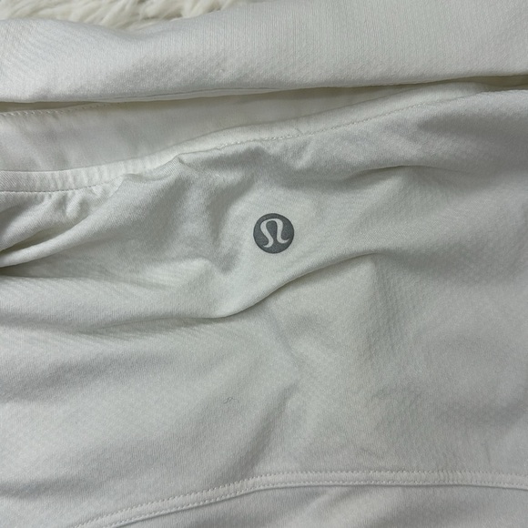 Lululemon Quick-Drying Short Sleeve Polo Shirt White - Picture 5 of 5
